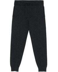 Drumohr - Ribbed-Knit Merino Track Pants - Lyst