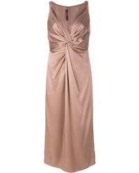 Sies Marjan Mia Satin-twist Dress - Roze