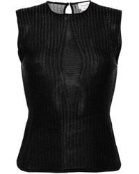 McQueen - Loose Knit Top - Lyst