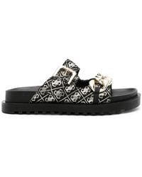 Guess - Claquettes Fatema À Détail De Chaine - Lyst