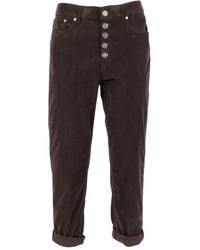 Dondup - Button-Fly Corduroy Trousers - Lyst