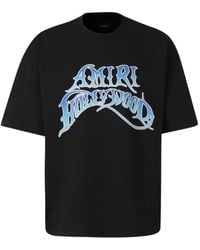 Amiri - Rhinestone-Embellished Logo-Print T-Shirt - Lyst