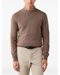 Hackett - Pull À Coudières Contrastantes Et Col Rond - Lyst