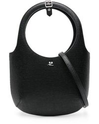 Courreges - Holy Tejus Leather Tote Bag - Lyst