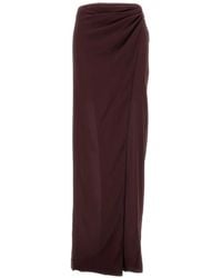 ANDAMANE - Phoebe Wrap Midi Skirt - Lyst