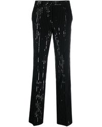 MICHAEL Michael Kors - High-Waisted Sequin Trousers - Lyst