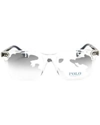 Polo Ralph Lauren - Rectangle-Frame Glasses - Lyst