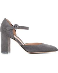 Gianvito Rossi - Escarpins Lisa D'Orsay En Daim À Talon - Lyst