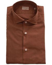 Xacus - Button-Down Cotton Shirt - Lyst