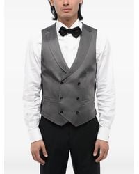 Corneliani - Double-Breasted Patterned Waistcoat - Lyst