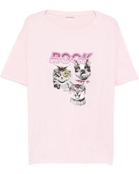Liu Jo - Graphic-Print T-Shirt - Lyst