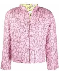 Comme des Garçons - X Kaws Reversible Padded Jacket - Lyst