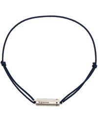 Le Gramme - Bracelet À Logo Gravé - Lyst