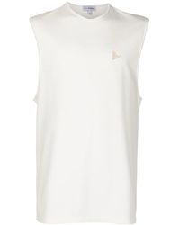 Amir Slama - Logo-Plaque Cotton Tank Top - Lyst