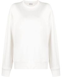Moncler - Logo-print Long-sleeve Sweatshirt - Lyst