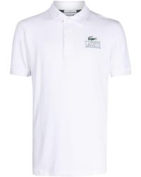 Lacoste - Logo-print Short-sleeve Polo Shirt - Lyst