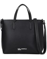 Karl Lagerfeld - Mini Logo-Print Tote Bag - Lyst