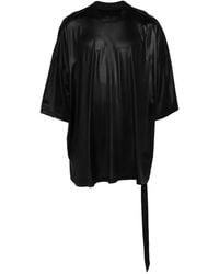 Rick Owens - Tommy T Tie-Detail T-Shirt - Lyst