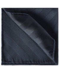 Brunello Cucinelli - Silk Chevron Pocket Square - Lyst