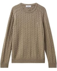 Pringle of Scotland - Cable-Knit Wool Sweater - Lyst