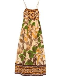 FARM Rio - Foliage Sketch Maxi Dress - Lyst