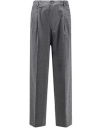 Amaranto - Tailored Trousers - Lyst