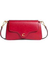 Coccinelle - Logo-Plaque Shoulder Bag - Lyst