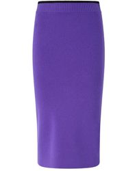 Pinko - Wool Blend Pencil Skirt - Lyst