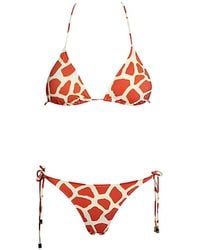SOFIA ERHAN - Bikini Con Jirafa Estampada - Lyst