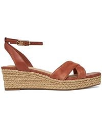 Tommy Hilfiger - Cross-Strap Wedged Espadrilles - Lyst