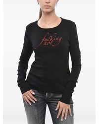 DSquared² - Logo-Print Long-Sleeve T-Shirt - Lyst