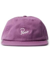 by Parra - Signature 6 Logo-Embroidered Cotton Panel Hat - Lyst