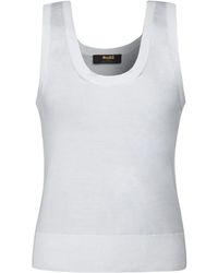 Moorer - Katoenen Tanktop - Lyst