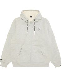 Aape By A Bathing Ape - Sweat Zippé À Patch Logo Et Capuche - Lyst