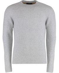 Moorer - Textured Crew-Neck Sweater - Lyst