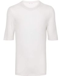 Ami Paris - Semi-sheer Lyocell T-shirt - Lyst