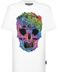 Philipp Plein - Ss Baroque Skull T-Shirt - Lyst