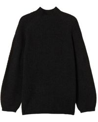 Twinset - Turtleneck Ribbed Sweater - Lyst