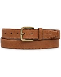 Levi's - Logo-Debossed Leather Belt - Lyst