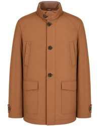 Tombolini - Veste Boutonnée À Col Montant - Lyst