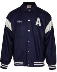 Autry - Logo-Patch Panelled Jacket - Lyst
