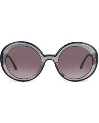 Lancel - Round-Frame Sunglasses - Lyst