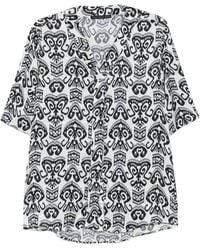 Low Brand - Ikat-Print Short-Sleeve Shirt - Lyst