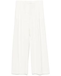 Patrizia Pepe - Broek Met Geplooid Detail - Lyst