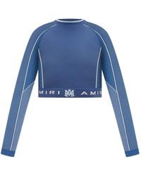 Amiri - Ma Seamless Cropped Top - Lyst