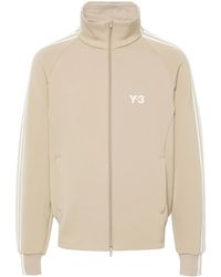 Y-3 - 3-Stripes Logo Zip-Up Sweatshirt - Lyst