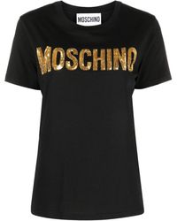 Moschino - T-Shirt mit Logo - Lyst