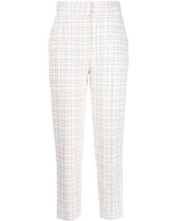 Elie Saab - Sequinned Tweed Trousers - Lyst
