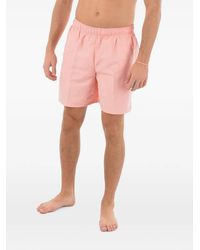 Nike - Logo-Embroidered Elasticated-Waistband Swim Shorts - Lyst