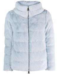 Herno - Faux-fur Padded Jacket - Lyst